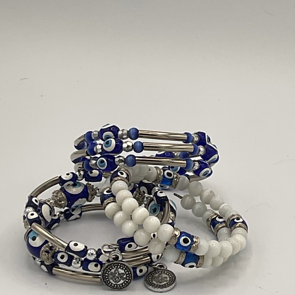 “EVIL EYE” Trio Bracelets. - Picture 2 of 7